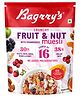 Bagrry's Crunchy Fruit & Nut Muesli  375g | 30% Real Fruits, Nuts & Seeds | 16 Freeze-Dried Fruits, Nuts & Berries | 38% High-Fibre Oats | No Candy, No Cornflakes | Fibre & Protein Rich