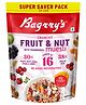 Bagrry's Crunchy Fruit & Nut Muesli  750g | 30% Real Fruits, Nuts & Seeds | 16 Freeze-Dried Fruits, Nuts & Berries | 38% High-Fibre Oats | No Candy, No Cornflakes | Fibre & Protein Rich