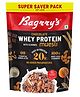Bagrry's Whey Protein Muesli 750g | 20g+ Protein | Chocolate Flavour | Made with Whole Oats, Premium American Whey, Almonds & Bran | High Protein & Fibre Breakfast Cereal