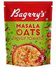 Bagrry's Masala Oats Tangy Tomato 500g | Protein & Fibre Rich | Helps Manage Weight | Instant Oats | Tangy, Tasty Snack | All Natural | Non-GMO | 100% Whole Grain Oats | No Preservatives
