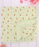 Simply Interlock Knit Towel with Giraffe Print L 80 x B 80 cm - Light Green