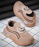 KATS Bear Face Rotating Applique Detailed Shoes - Beige