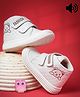 KATS Bear Patch Detailed Anti Skid LED Musical Shoes - Cream