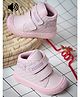 KATS Bear Patch Detailed Anti Skid LED Musical Shoes - Pink