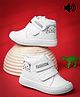 KATS Bear Patch Detailed Anti Skid LED Musical Shoes - White