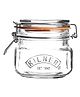 Kilner 0.5 Litre Clip Top Square Jar  Airtight Glass Food Storage Jar for Chutneys, Pickles & Pantry Items  BPA-Free, Durable, Reusable Glass Container with Classic Clip Seal