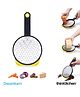 Dreamfarm Ograte Two-Sided Speed Grater  Yellow | Premium Cheese & Vegetable Grater with Dual-Motion Blades, Non-Slip Foot, Scraper & Snap-On Safety Cover ,Dishwasher Safe