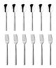 Culinex by thinKitchen|Essen Stainless Steel Dinner Fork & Dinner Spoon,  Set of 6