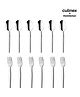 Culinex by thinKitchen|Queen Stainless Steel Dinner Fork & Dinner Spoon,  Set of 6