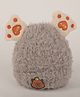 DukieKooky Knit Teddy Bear Patch Detailed Cap - Grey - Circumference 40 Cm