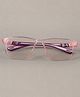 DukieKooky Colour Blocked Unbreakable Lightweight Square Eyeglass - Pink
