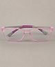 DukieKooky Colour Blocked Unbreakable Lightweight Square Eyeglass - Light Pink