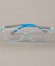 DukieKooky Colour Blocked Unbreakable Lightweight Square Eyeglass - Blue
