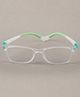 DukieKooky Colour Blocked Unbreakable & Light Weight Eyeglasses - Transparent