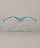 DukieKooky Colour Blocked Unbreakable & Light Weight Eyeglasses - Blue