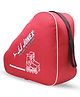 JJ JONEX  Exceed Inline & Quad Skating Bag  Waterproof Polyester with Print, Heavy-Duty Straps (Red)