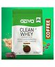 OZiva Clean Whey Concentrate Protein Powder (Coffee) - 2lbs/907g | 26g Protein Per Scoop | Microfiltered, Ultrafiltered, 100% Cold-Processed |