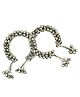 viaana Ghungroo Beads Detailed Bracelet - Silver