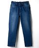 Pine Kids Denim Woven Full Length Washed Jeans - Blue