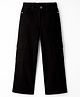 Pine Kids Denim Woven Full Length Washed Jeans - Black