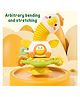 AKN TOYS Suction Cups Early Educational Interactive Montessori Baby Tray Rattle Toy, Cute Fun Sensory- PACK OF 1 - ( COLOR MAY AVRY )