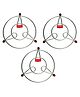 HAZEL Stainless Steel Trivet Stand Set of 3 | Heat Resistant Hot Pot Mat for Kitchen & Dining Table