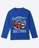 Wear Your Mind Cotton Knit Full Sleeves Ford GT 500 Printed Tee - Royal Blue