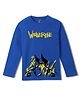 Wear Your Mind Cotton Knit Marvel Avengers Featuring Full Sleeves Wolverine Character Printed Tee - Royal Blue
