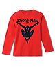 Wear Your Mind Cotton Marvel Avengers Featuring Full Sleeves Spider Man Character Printed Tee - Red