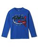 Wear Your Mind Cotton Knit Marvel Avengers Featuring Full Sleeves Spider Man Printed Tee - Royal Blue