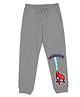 Wear Your Mind Cotton Knit Marvel Featuring Spider Man Character & Text Printed Jogger - Grey