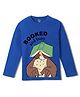 Wear Your Mind Cotton Knit Disney Winnie The Pooh & Friends Featuring Character & Typography Printed Tee  - Royal Blue