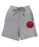 Wear Your Mind Cotton Knit Marvel Featuring Spider Man Printed Short - Grey