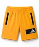 ADIDAS KIDS Knit Shorts With Logo Patch - Orange