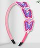 Asthetika Butterfly Applique Detailed Hair Band - Pink