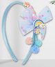 Asthetika Rainbow & Bow Applique Detailed Hair Band - Blue