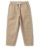 Tales & Stories Cotton Woven Solid Pant - Beige