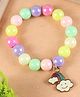 Asthetika Smiling Cloud Charm Detailed Beaded Bracelet - Multi Colour