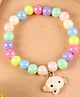 Asthetika Elephant Charm Detailed Beaded Bracelet - Multi Colour