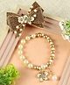 Asthetika Butterfly Charm Detailed & Bow Designed Jewellery Combo Set - Gold