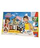 Azhari Roman Villa Doll House Making and Painting Kit Wooden 3D Puzzle House for Kids Multicolor