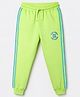 Pine Kids Knit Full Length Lounge Pant With Stay Strong Print - Lime Green