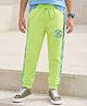 Pine Kids Knit Full Length Lounge Pant With Stay Strong Print - Lime Green