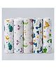 LazyToddler Muslin Premium Swaddle for Newborn Size 100x115cm Pack of 5 (Teddy , Crane , Moon , Elep , Car)