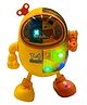 AKN TOYS Gear Mechanical Dog,Interactive Robot Dog Toy, Battery Operated , Smart with Blinking Eyes and Flashlight, Musical Dog Toy for Kids- PACK OF 1 - ( COLOR MAY VARY  )