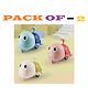 AKN TOYS Cute Turtle Press and Go Vehicles Toy Crawling Baby Turtle Car Toys for Toddler Bath Toy - PACK OF 2 - ( COLOR MAY VARY  )