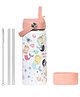 TOM & BELL Insulated Water Bottle for Kids 500ml,Double Wall Water Bottle for School, Sipper Bottle,Hot and Cold, Premium 304 Stainless Steel