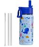 TOM & BELL Insulated Water Bottle for Kids 500ml,Double Wall Water Bottle for School, Sipper Bottle,Hot and Cold, Premium 304 Stainless Steel