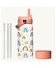 TOM & BELL Insulated Water Bottle for Kids 500ml,Double Wall Water Bottle for School, Sipper Bottle,Hot and Cold, Premium 304 Stainless Steel