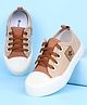 Cute Walk by Babyhug Casual Shoes with 3D Applique - Beige